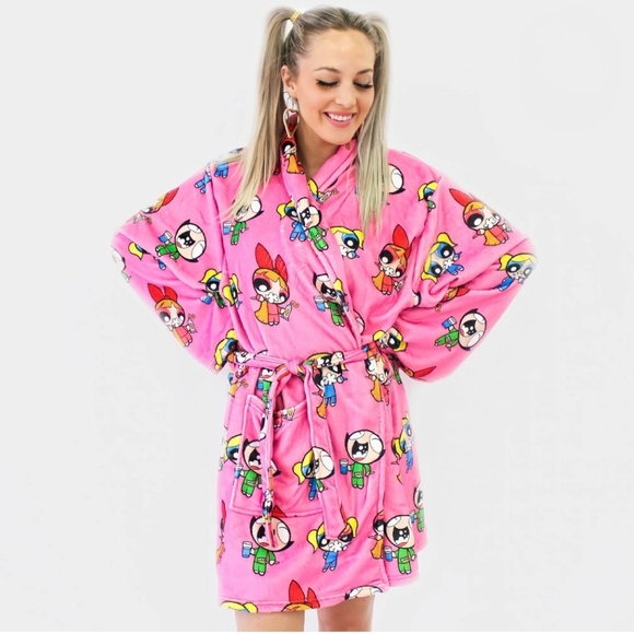 cakeworthy | Intimates & Sleepwear | The Powerpuff Girls Bedtime Robe ...